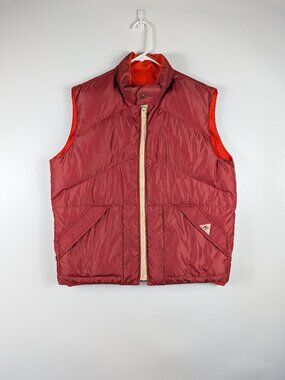 Vintage 70s/80s Camel Reversible Vest Goose Down Filled Puffer